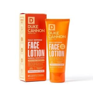 Duke Cannon Supply Co. Daily Defense Face Lotion SPF 50 Sunscreen